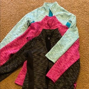Set of 3 athletic jackets